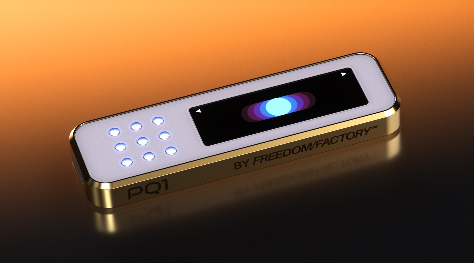 The PQ1 post-quantum hardware wallet by Freedom Factory